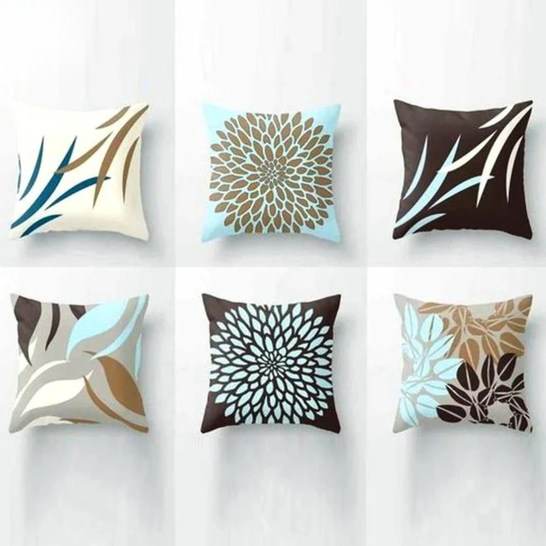 Cushion Covers Wavy pack of 6