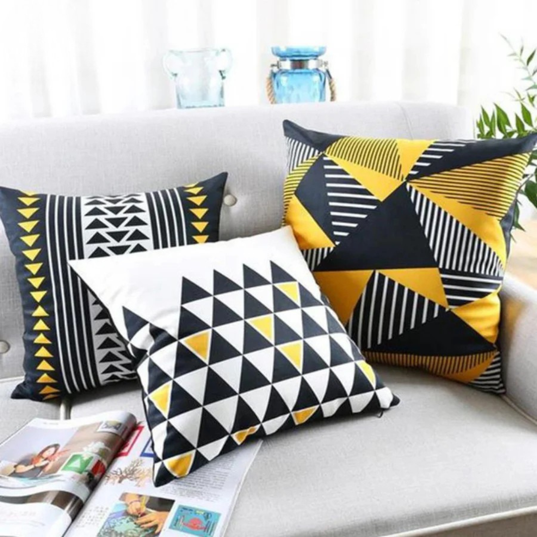 Cushion Covers Modern Geometric pack of 3