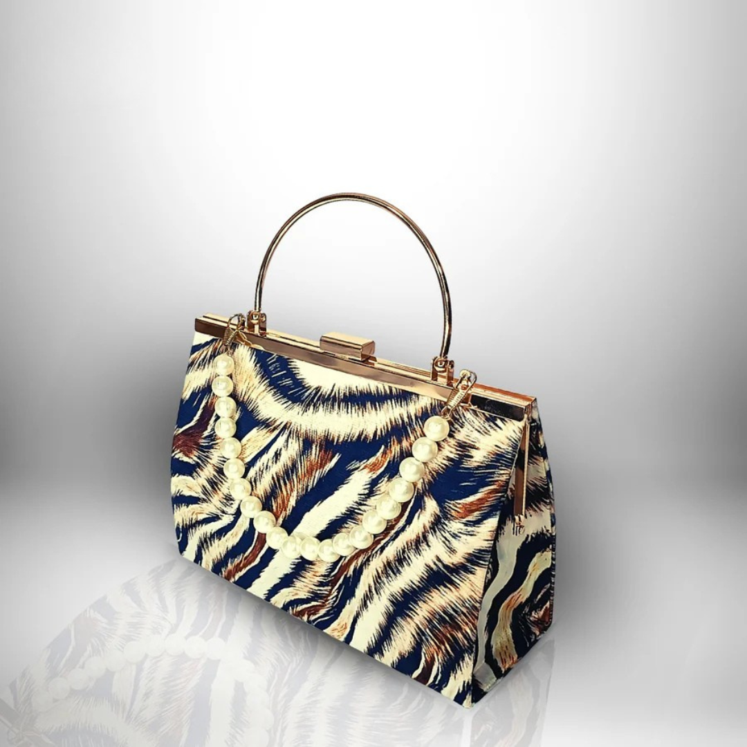 Handbag V Velvet Tiger