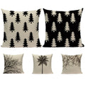 Cushion Covers Tree Flower Pack of 5