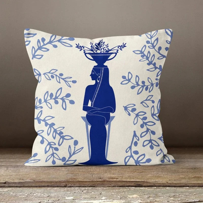 Cushion Covers Mediterranean Style Pack of 4