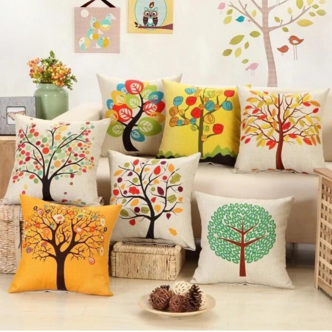 Cushion Cover Blooming Garden pack of 7