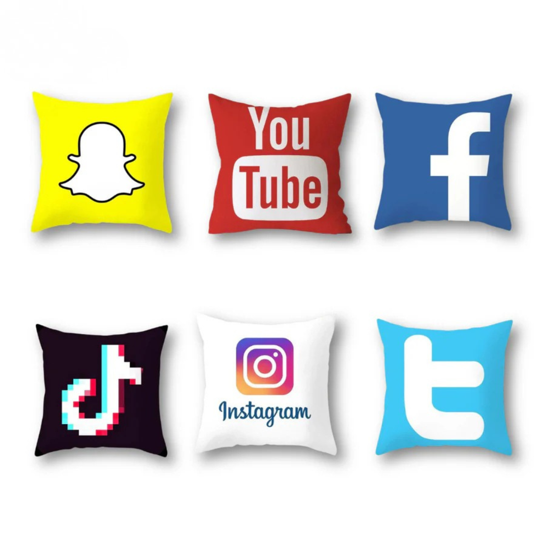 Cushion Covers Social Media Pack of 6