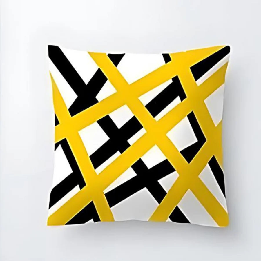 Cushion Covers Tulip Yellow Pack of 5