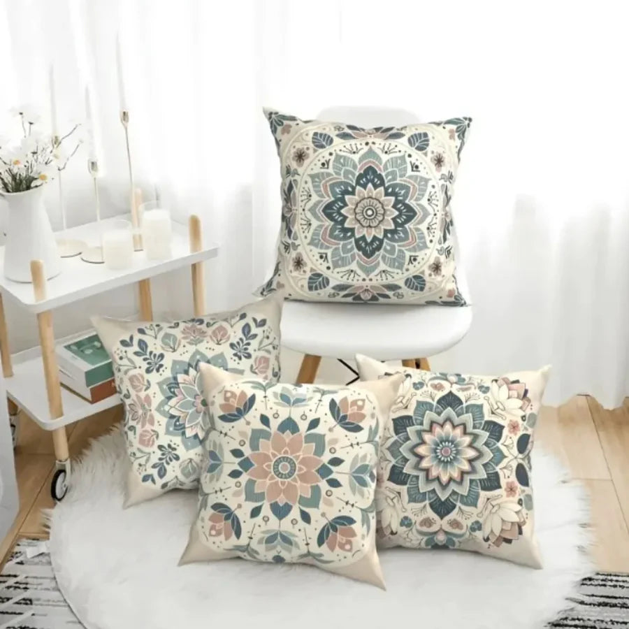 Cushion Covers Boho Chic Pack of 4