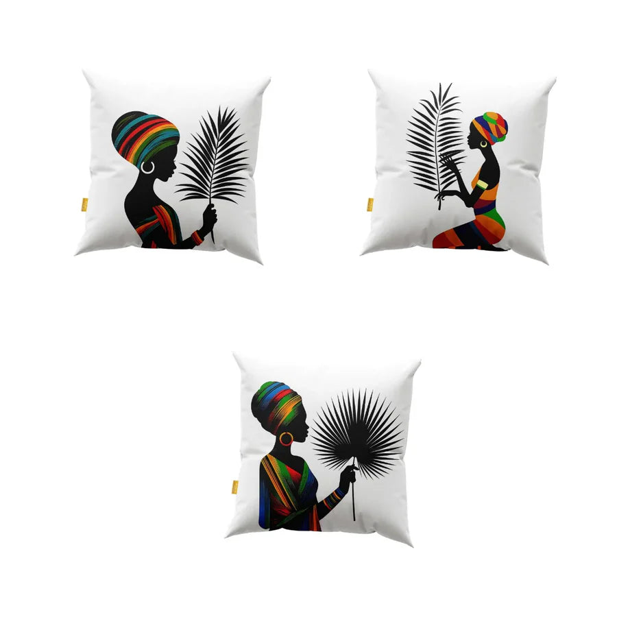 Cushion Covers Eden Queens Pack of 3