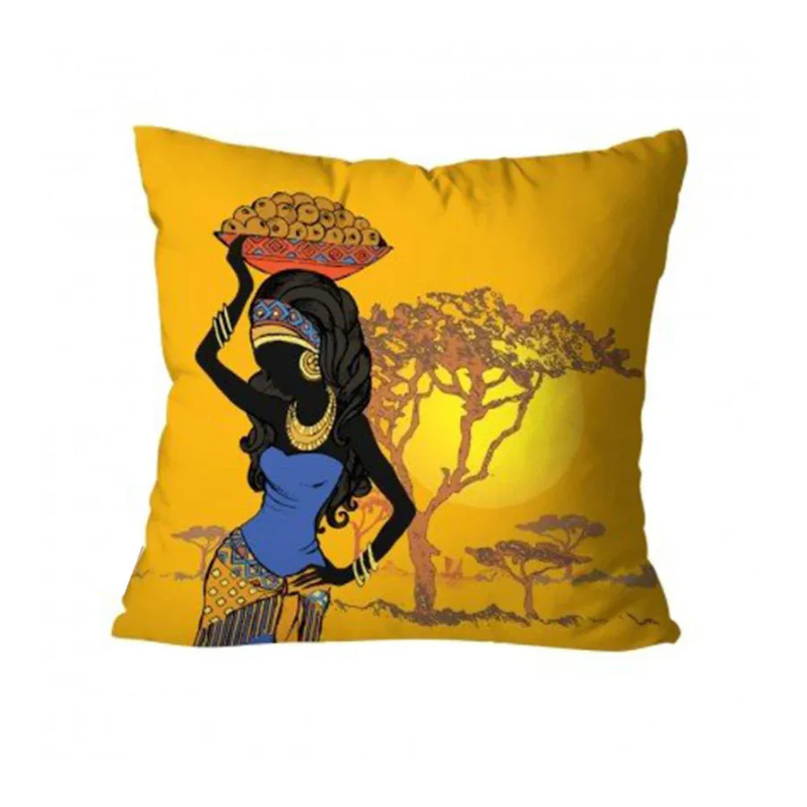 Cushion Covers Digital Golden 3 Pcs